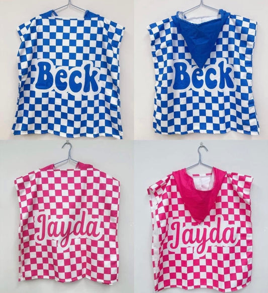 PREORDER personalized hoodie towels