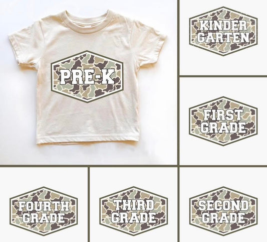 Camo grade tee