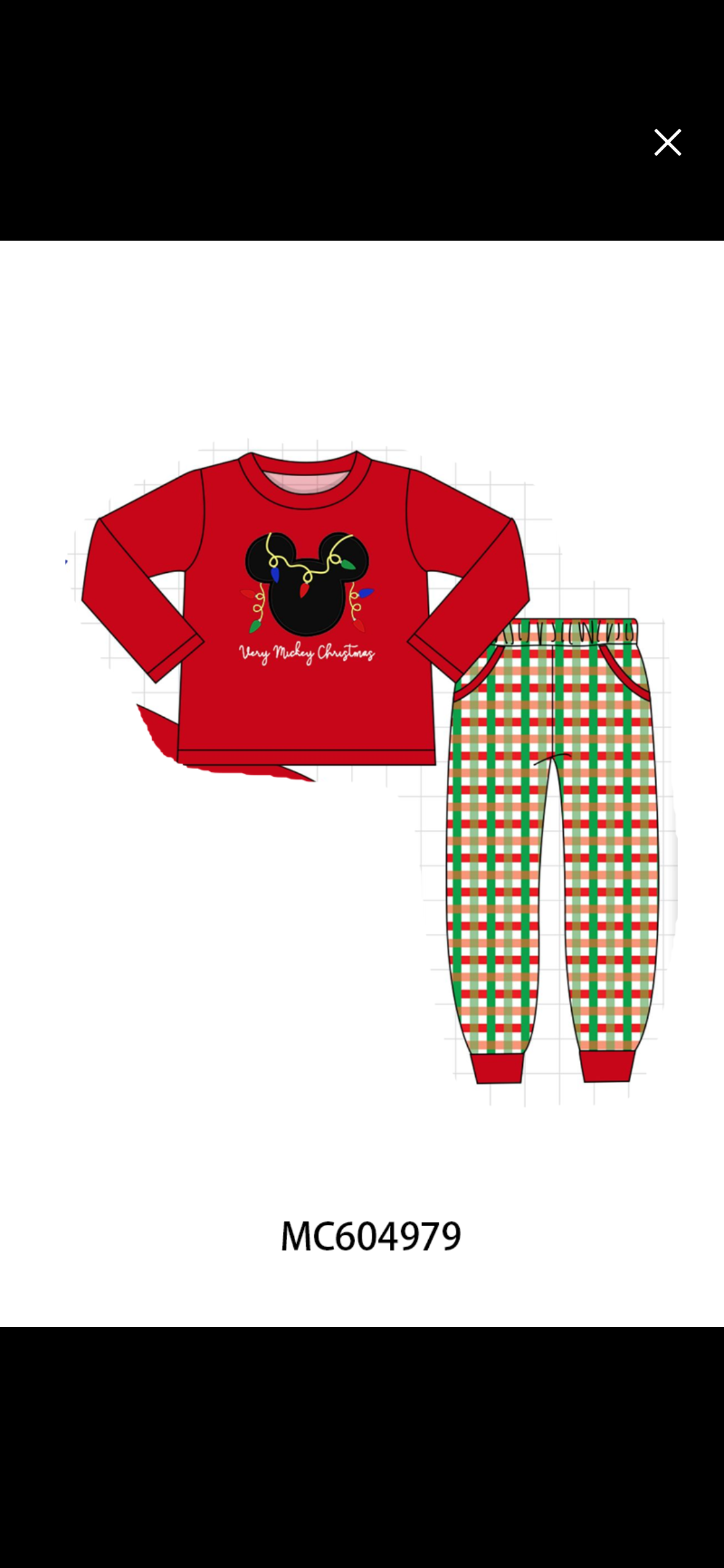 Mickey Christmas set
